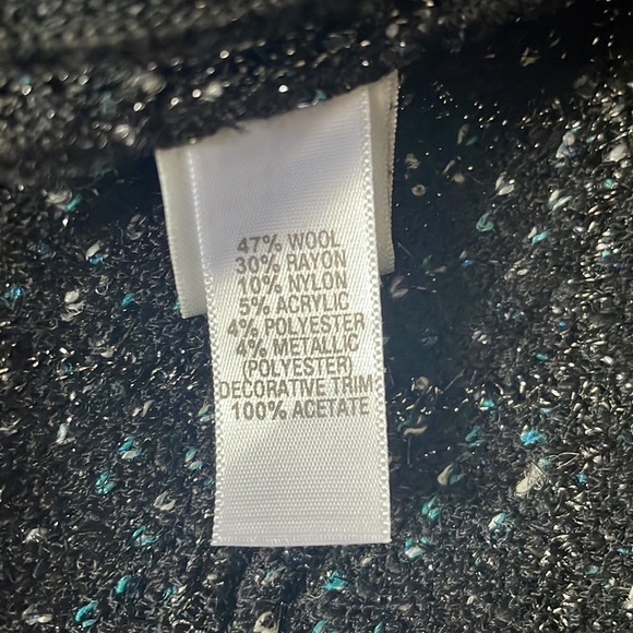 St. John Santana Knit Metallic open front cardigan - Picture 8 of 8